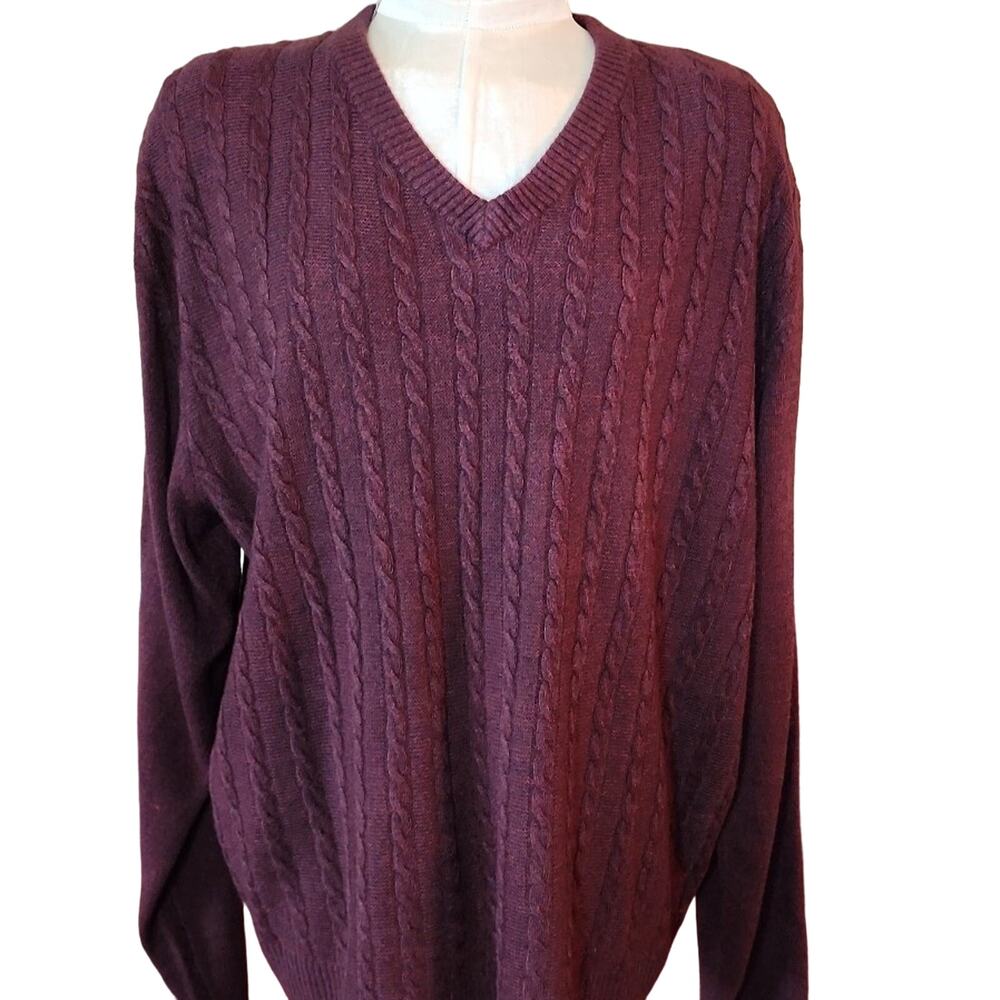 Tricot St. Raphael Mens V‎ Neck Sweater Size XXL NWT
